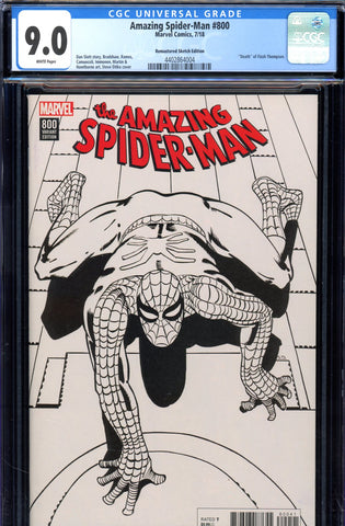 Amazing Spider-Man #800 CGC 9.0 VARIANT COVER (1:1,000 ratio)