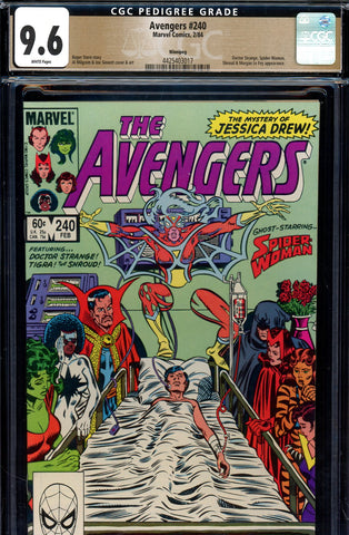 Avengers #240 CGC 9.6 - Doctor Strange/Spider-Woman cover/story PEDIGREE - SOLD!