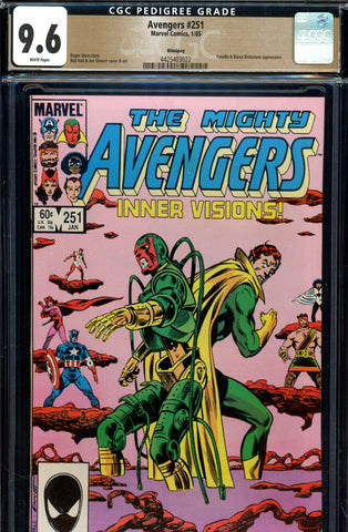 Avengers #251 CGC 9.6 - Paladin/Baron Brimstone app. PEDIGREE