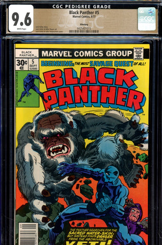 Black Panther #05 CGC graded 9.6 - Jack Kirby cover, story and art PEDIGREE