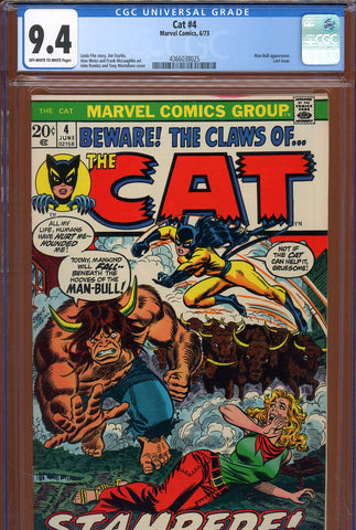 Cat #04 CGC graded 9.4 - Romita cover - last issue