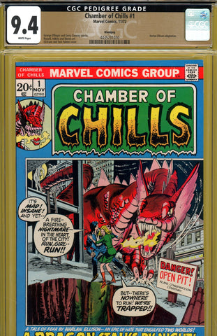 Chamber Of Chills #01 CGC graded 9.4  PEDIGREE