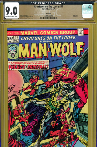 Creatures On the Loose #37 CGC graded 9.0 - featuring Man-Wolf PEDIGREE