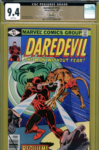 Daredevil #162 CGC graded 9.4 - Ditko cover and art PEDIGREE - SOLD!