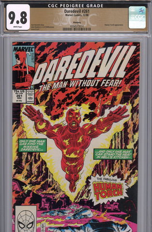 Daredevil #261 CGC graded 9.8 {PEDIGREE} HIGHEST GRADED - SOLD!