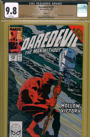 Daredevil #276 CGC graded 9.8 {PEDIGREE} HIGHEST GRADED - SOLD!