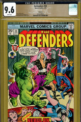 Defenders #34 CGC graded 9.6 - Buckler/ Adkins cover  PEDIGREE