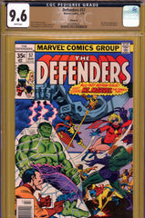 Defenders #57 CGC graded 9.6 Hannigan/Sinnott cover - PEDIGREE