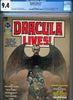 Dracula Lives #1 CGC graded 9.4 - Valllejo cover - Bela Lugosi & Frid photos