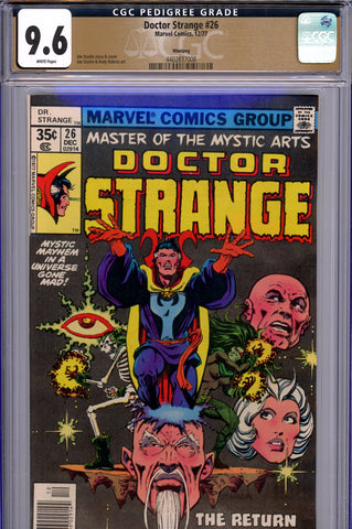 Doctor Strange #026 CGC graded 9.6 Starlin cover/story/art  PEDIGREE - SOLD!