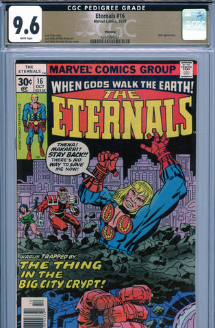 Eternals #16 CGC graded 9.6 - first appearance of Dromedan PEDIGREE