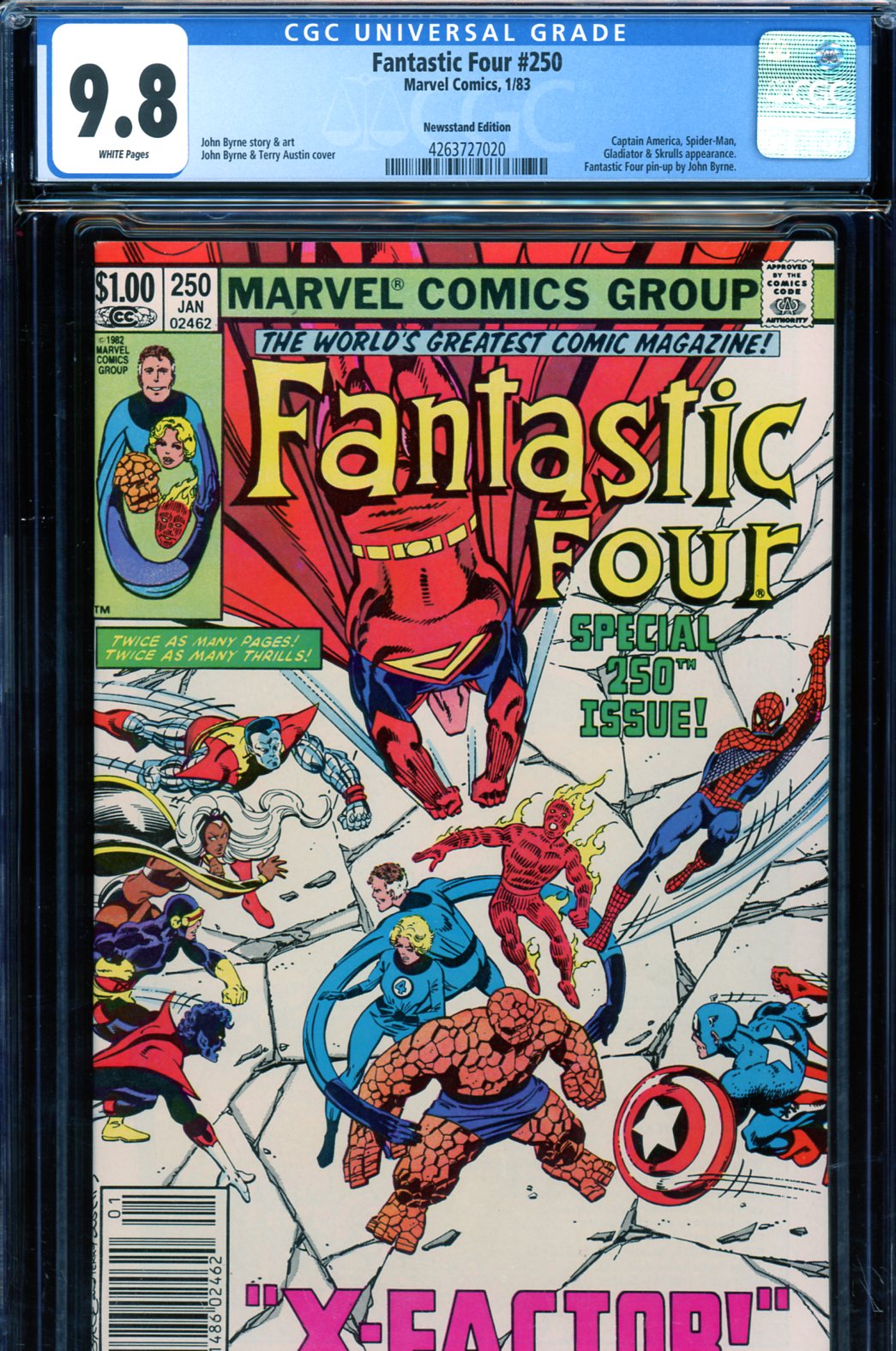 Cedar Chest Comics - Fantastic Four #250 CGC graded 9.8 F.F. 