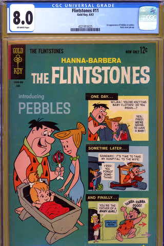 Flintstones #11 CGC graded 8.0 - first appearance of Pebbles - SOLD!