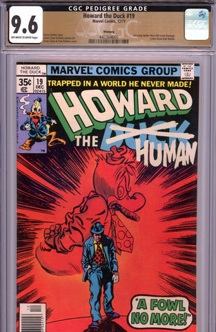 Howard the Duck #19 CGC graded 9.6 Amazing Spider-Man #50 cover homage  PEDIGREE