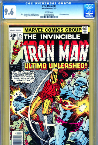 Iron Man #095 CGC graded 9.6 - second highest graded  Ultimo appearance - SOLD!