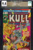 Kull the Destroyer #19 CGC graded 9.4 skeleton cover - origin of Shemenon  PEDIGREE