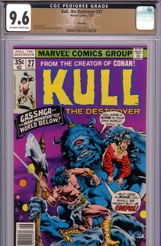 Kull the Destroyer #27 CGC graded 9.6 Ernie Chan & Ruby Nebres cover & art  PEDIGREE