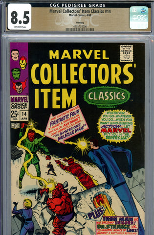 Marvel Collectors' Item Classics #14 CGC graded 8.5 reprints Marvel Super-Hero stories PEDIGREE