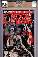 Moon Knight #08 CGC graded 9.6 Sienkiewicz cover/art  PEDIGREE