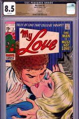 My Lover #03 CGC graded 9.0 first Bronze Age issue 3rd highest graded PEDIGREE