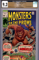 Monsters On the Prowl #09 CGC graded 9.2  - first issue of series PEDIGREE