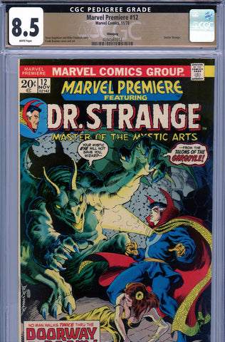 Marvel Premiere #12 CGC graded 8.5 - first app. of Lilia   PEDIGREE