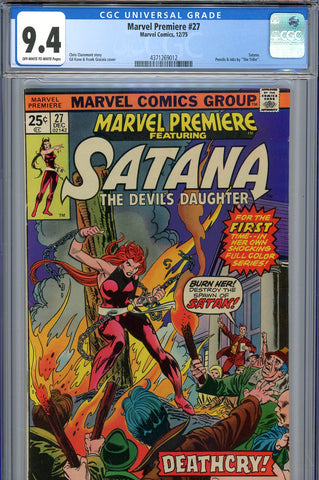 Marvel Premiere #27 CGC 9.4 - Satana cover and story