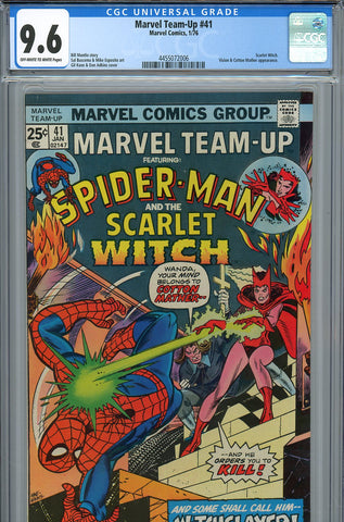 Marvel Team-Up #041 CGC graded 9.6 first appearance of Witchslayer