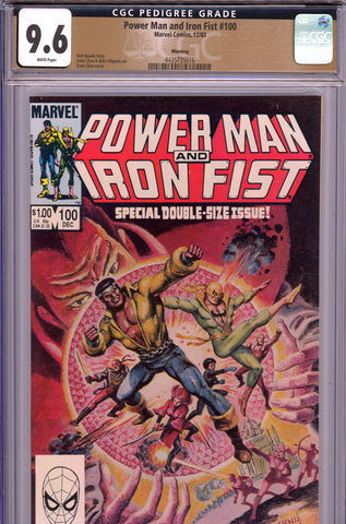 Power Man & Iron Fist #100 CGC 9.6  painted cover - last Bronze Age issue PEDIGREE - SOLD!