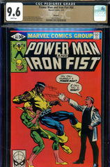 Power Man and Iron Fist #68 CGC graded 9.6  Frank Miller cover  PEDIGREE