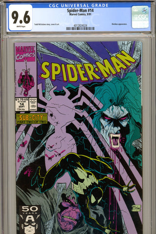 Spider-man #14 CGC graded 9.6 - Morbius appearance