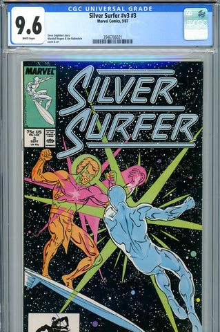 Silver Surfer v3 #003 CGC graded 9.6 Elders of the Universe appearance