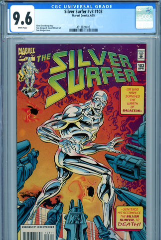 Silver Surfer v3 #103 CGC graded 9.6 - Tom Morgan cover and art