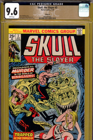 Skull, the Slayer #3 CGC graded 9.6 - Marv Wolfman story  {PEDIGREE} HIGHEST GRADED