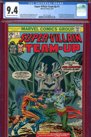 Super-Villain Team-Up #1 CGC 9.4 Doctor Doom cover/story