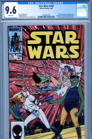 Star Wars #104 CGC graded 9.6 - many appearances