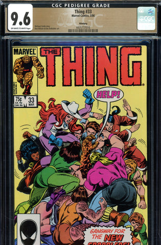 Thing #33 CGC 9.6 vs. The Grapplers PEDIGREE