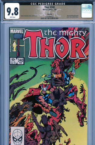 Thor #340 CGC graded 9.8 - HIGHEST GRADED - PEDIGREE