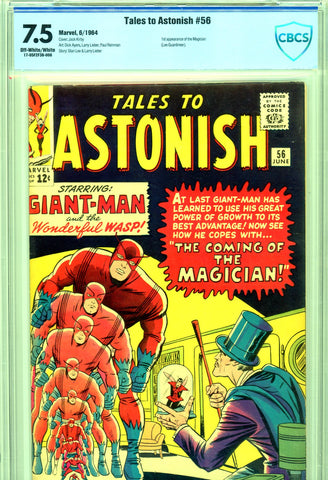 Cedar Chest Comics - Tales to Astonish #56 CBCS graded 7.5 first ...