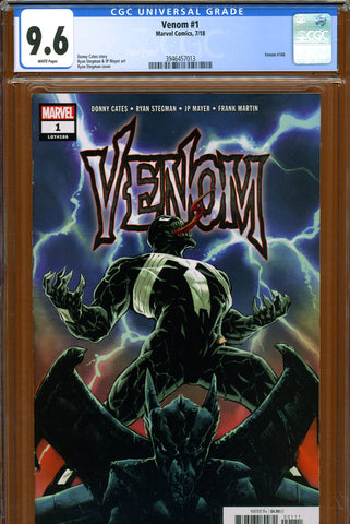 Venom #1 CGC graded 9.6 - Stegman cover and art - Venom #166