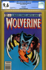 Wolverine Limited Series #2 CGC graded 9.6 - first FULL app. Yukio  NEWSSTAND ED. - SOLD!