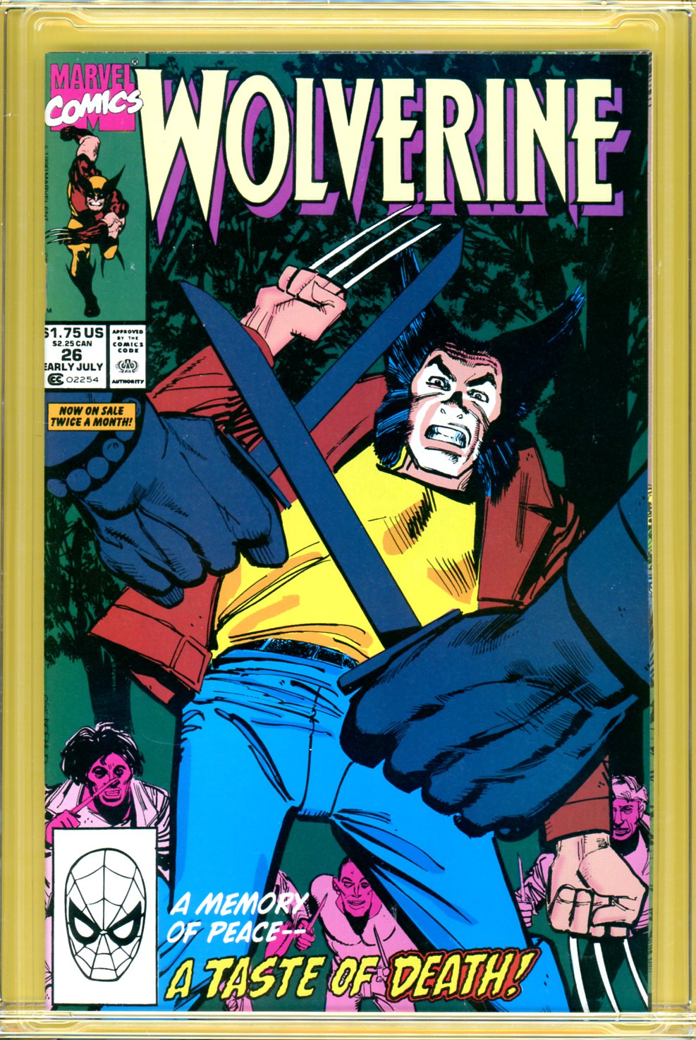 Cedar Chest Comics - Wolverine #026 CGC graded 9.6 - pin-up by