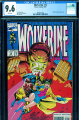 Wolverine #074 CGC graded 9.6 - Sentinels cover/story  2nd highest graded