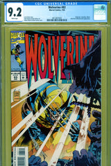 Wolverine #083 CGC graded 9.2  Vindicator/Guardian appearance