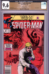 Web of Spider-Man #30 CGC 9.6 - origin of the Rose {PEDIGREE} Newsstand Edition