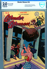 Wonder Woman #28 CBCS graded 2.0  first Villainy Incorporated - SOLD!