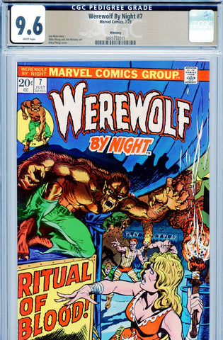 Werewolf By Night #07 CGC graded 9.6 Ploog cover & art  PEDIGREE