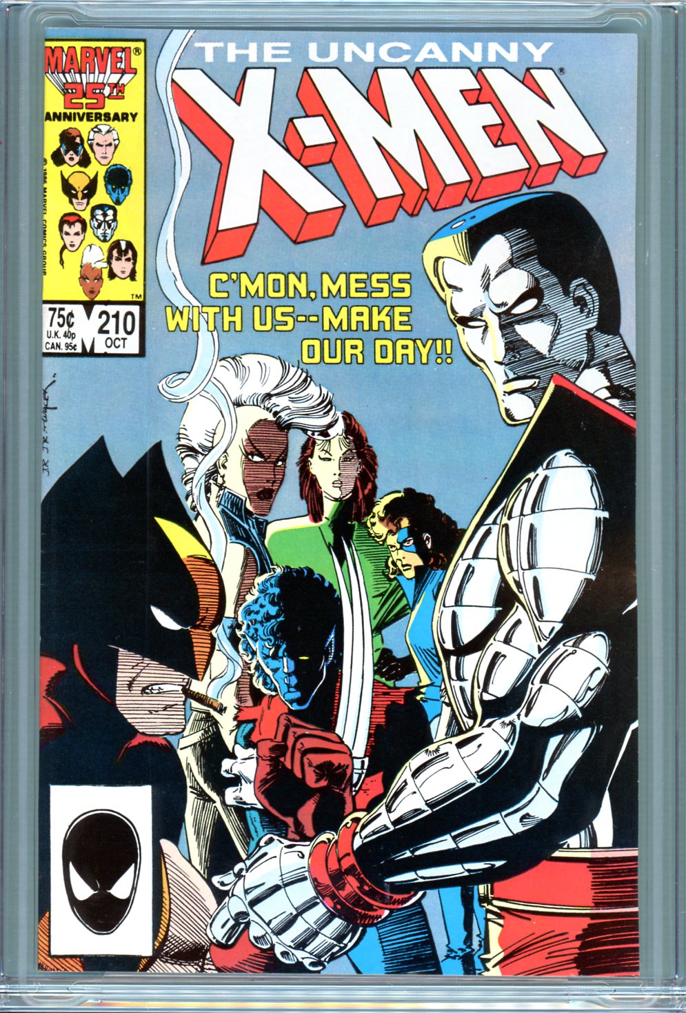 Cedar Chest Comics Uncanny XMen 210 CGC graded 9.6 Hellfire Club