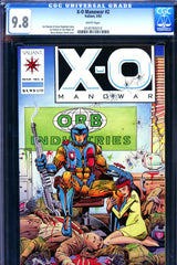 X-O Manowar #02 CGC graded 9.8  HIGHEST GRADED B.Windsor-Smith-c - SOLD!