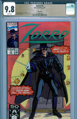 Zorro #3 CGC 9.8 SINGLE HIGHEST GRADED - PEDIGREE